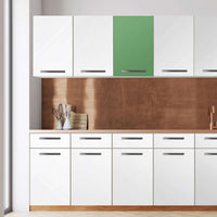 Klebefolie für die Küche -Grün Light- Wandschrank 40x60 cm - Front