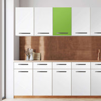 Klebefolie für die Küche -Hellgrün Dark- Wandschrank 40x60 cm - Front