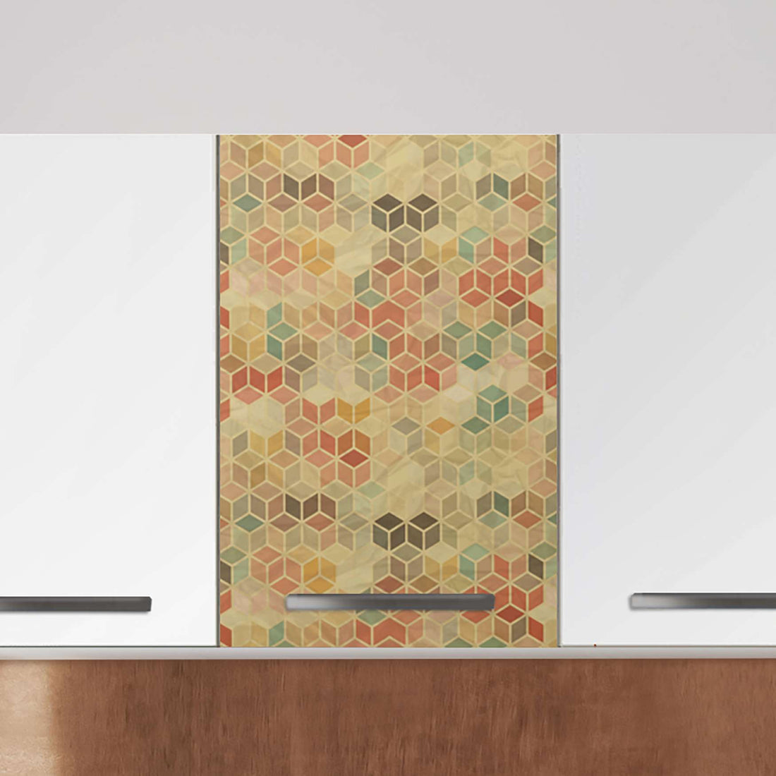 Klebefolie für die Küche 3D Retro Pattern - Wandschrank 40x60 cm - Zoom