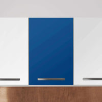 Klebefolie für die Küche Blau Dark - Wandschrank 40x60 cm - Zoom