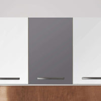Klebefolie für die Küche Grau Light - Wandschrank 40x60 cm - Zoom