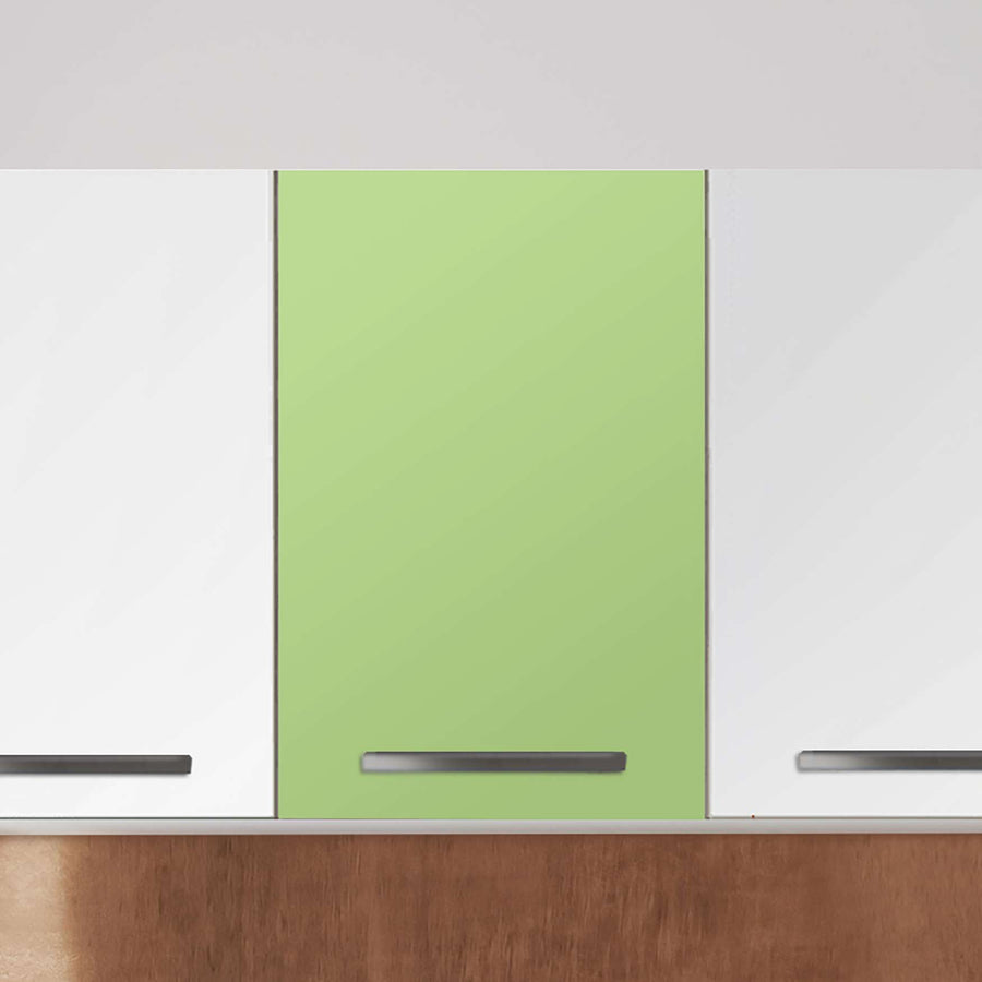 Klebefolie für die Küche Hellgrün Light - Wandschrank 40x60 cm - Zoom