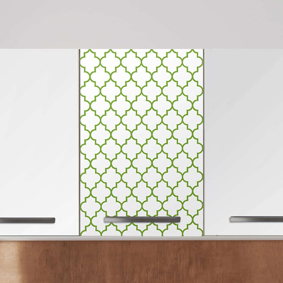 Klebefolie für die Küche Retro Pattern - Grün - Wandschrank 40x60 cm - Zoom
