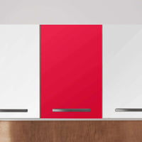 Klebefolie für die Küche Rot Light - Wandschrank 40x60 cm - Zoom