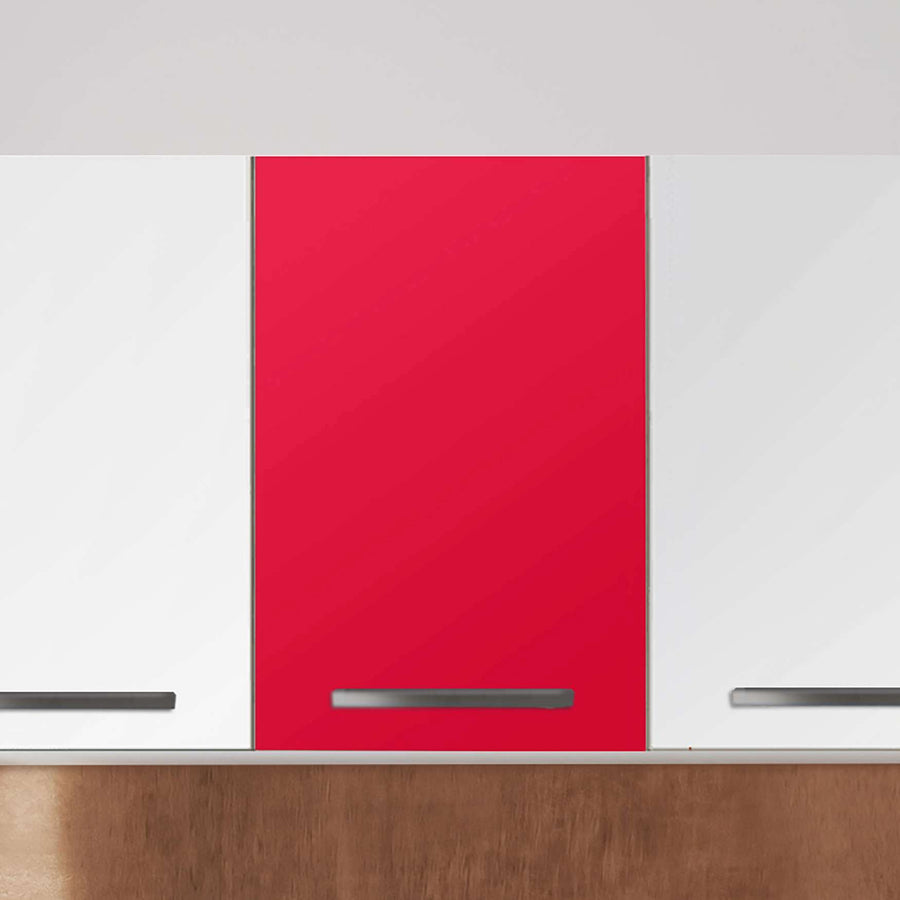 Klebefolie für die Küche Rot Light - Wandschrank 40x60 cm - Zoom