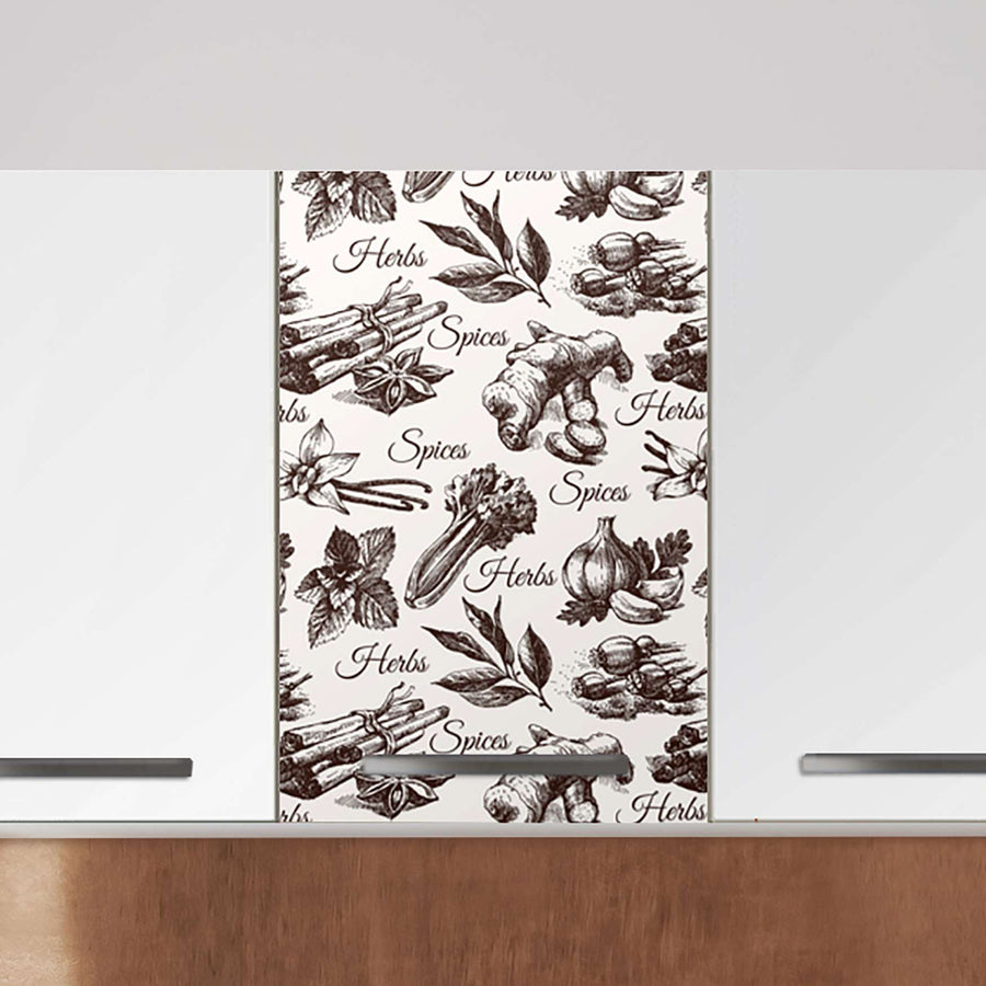 Klebefolie für die Küche Spices - Wandschrank 40x60 cm - Zoom