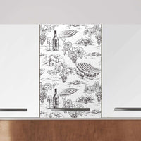 Klebefolie für die Küche Vineyard - Wandschrank 40x60 cm - Zoom