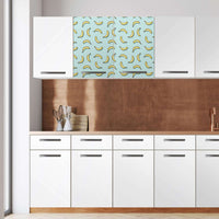 Klebefolie für die Küche -Hey Banana- Wandschrank 80x60 cm - Front