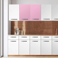 Klebefolie für die Küche -Pink Light- Wandschrank 80x60 cm - Front