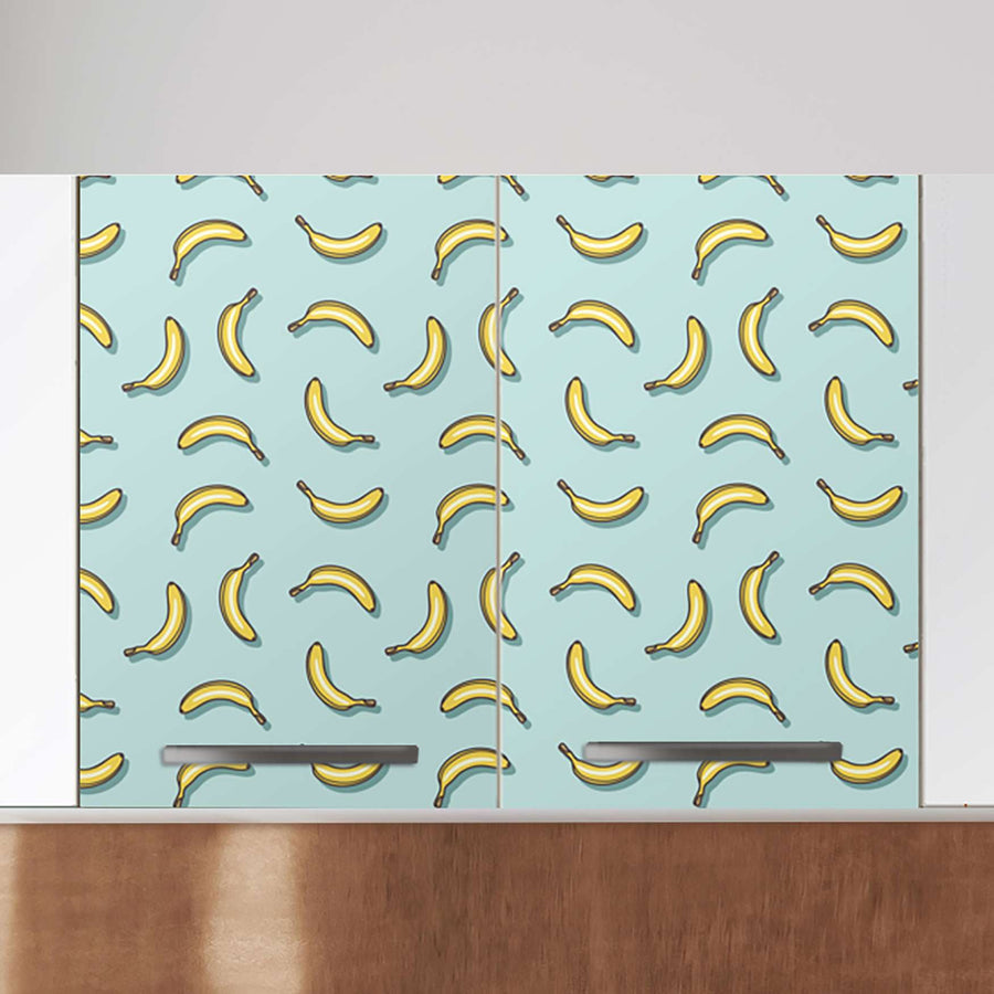 Klebefolie für die Küche Hey Banana - Wandschrank 80x60 cm - Zoom