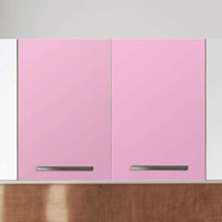 Klebefolie für die Küche Pink Light - Wandschrank 80x60 cm - Zoom