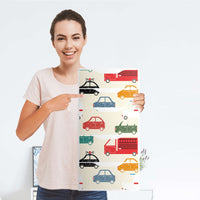 Klebefolie für Möbel Cars - IKEA Alex 5 Schubladen - Folie