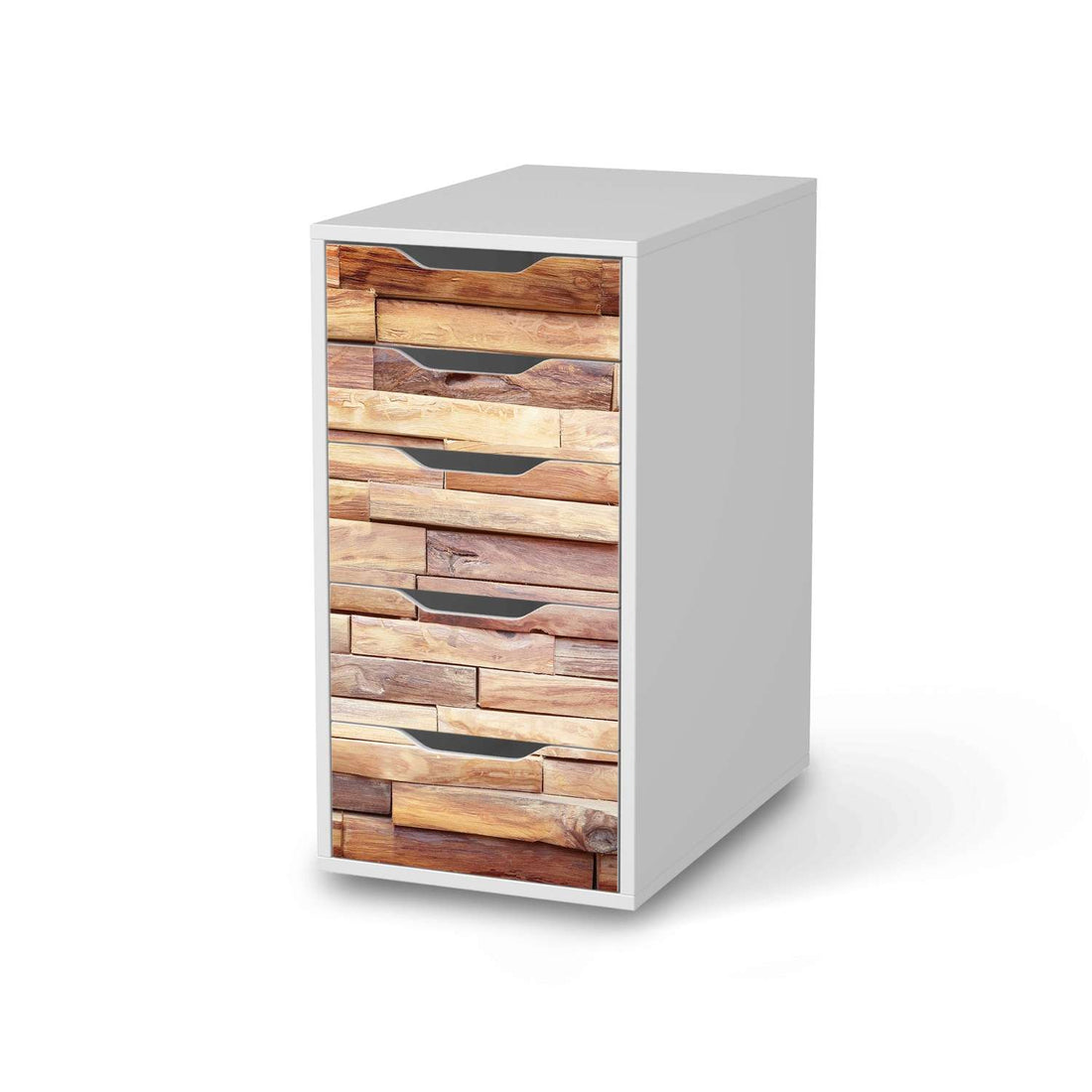 Klebefolie für Möbel Artwood - IKEA Alex 5 Schubladen - weiss