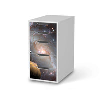 Klebefolie für Möbel Milky Way - IKEA Alex 5 Schubladen - weiss