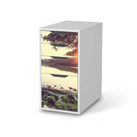 Klebefolie für Möbel Seaside Dreams - IKEA Alex 5 Schubladen - weiss
