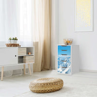 Klebefolie für Möbel Himalaya - IKEA Alex 5 Schubladen - Wohnzimmer