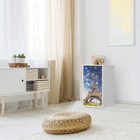 Klebefolie für Möbel La Tour Eiffel - IKEA Alex 5 Schubladen - Wohnzimmer