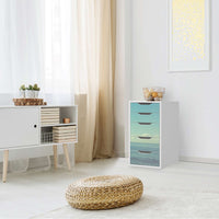 Klebefolie für Möbel Mehr Meer - IKEA Alex 5 Schubladen - Wohnzimmer