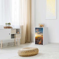 Klebefolie für Möbel Tibet - IKEA Alex 5 Schubladen - Wohnzimmer