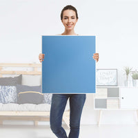 Klebefolie für Möbel Blau Light - IKEA Besta Regal 1 Türe - Folie