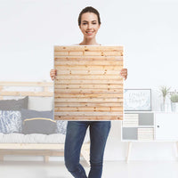 Klebefolie für Möbel Bright Planks - IKEA Besta Regal 1 Türe - Folie