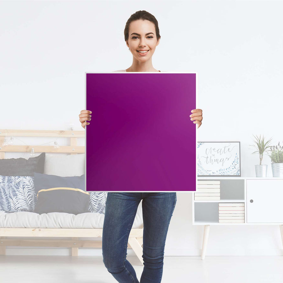 Klebefolie für Möbel Flieder Dark - IKEA Besta Regal 1 Türe - Folie