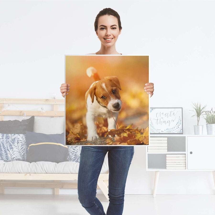 Klebefolie für Möbel Jack the Puppy - IKEA Besta Regal 1 Türe - Folie