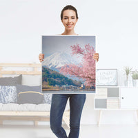 Klebefolie für Möbel Mount Fuji - IKEA Besta Regal 1 Türe - Folie