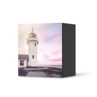 Klebefolie für Möbel Lighthouse - IKEA Besta Regal 1 Türe - schwarz