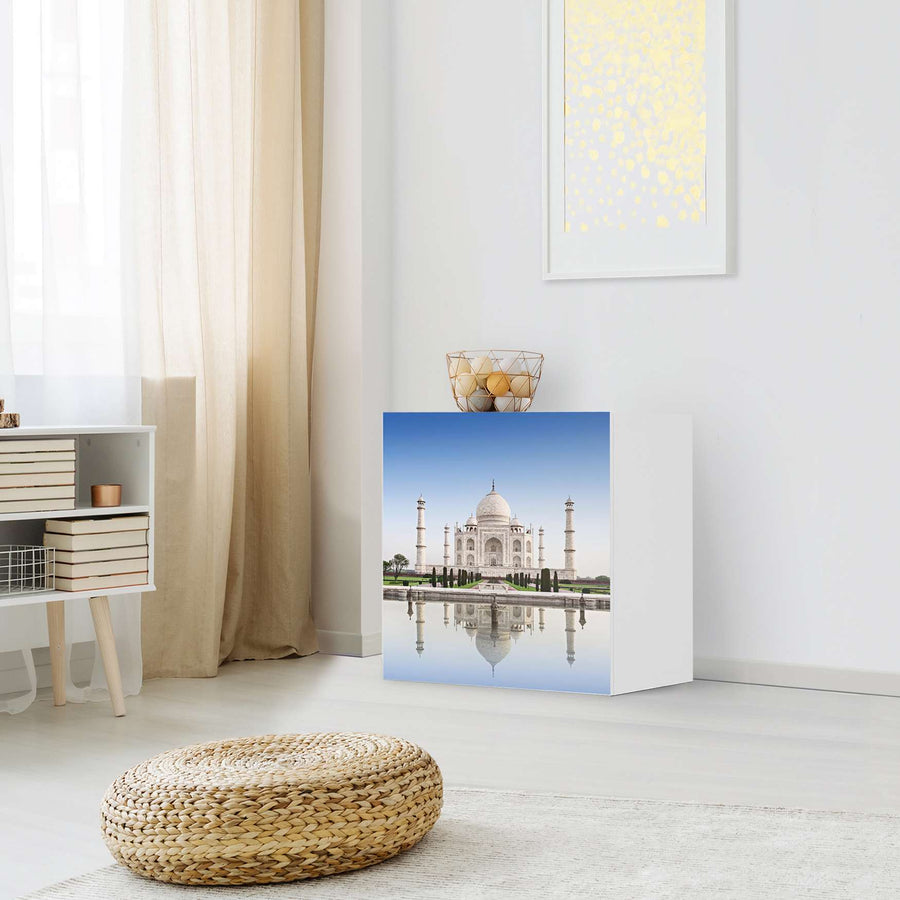 Klebefolie für Möbel Taj Mahal - IKEA Besta Regal 1 Türe - Wohnzimmer