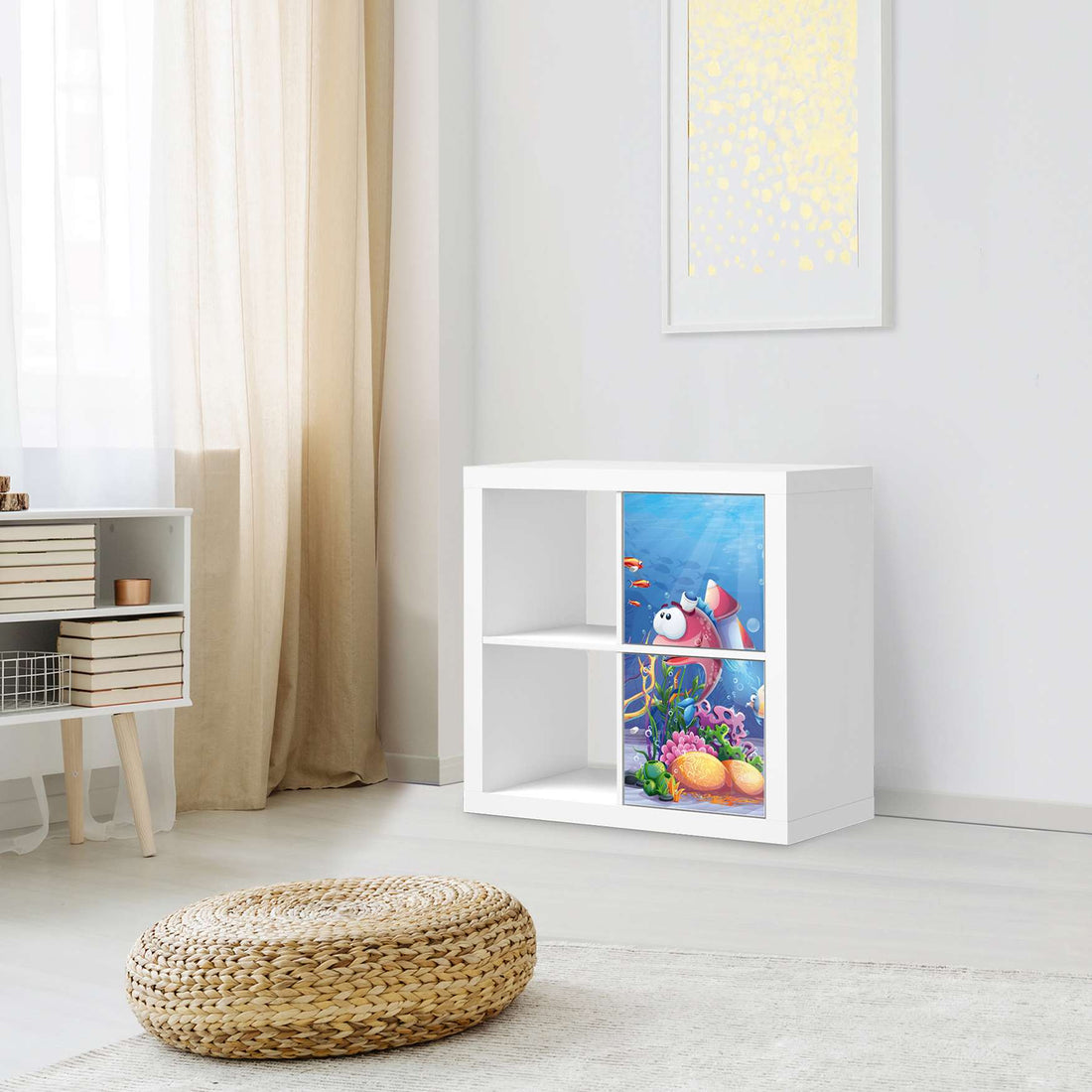 Klebefolie für Möbel Bubbles - IKEA Expedit Regal 2 Türen Hoch - Kinderzimmer