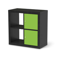 Klebefolie für Möbel Hellgrün Dark - IKEA Expedit Regal 2 Türen Hoch - schwarz
