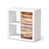 Klebefolie für Möbel Artwood - IKEA Expedit Regal 2 Türen Hoch  - weiss