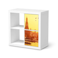 Klebefolie für Möbel Bangkok Sunset - IKEA Expedit Regal 2 Türen Hoch  - weiss