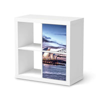 Klebefolie für Möbel Sydney - IKEA Expedit Regal 2 Türen Hoch  - weiss