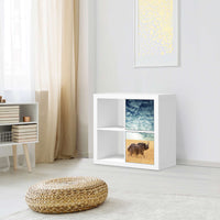 Klebefolie für Möbel Rhino - IKEA Expedit Regal 2 Türen Hoch - Wohnzimmer