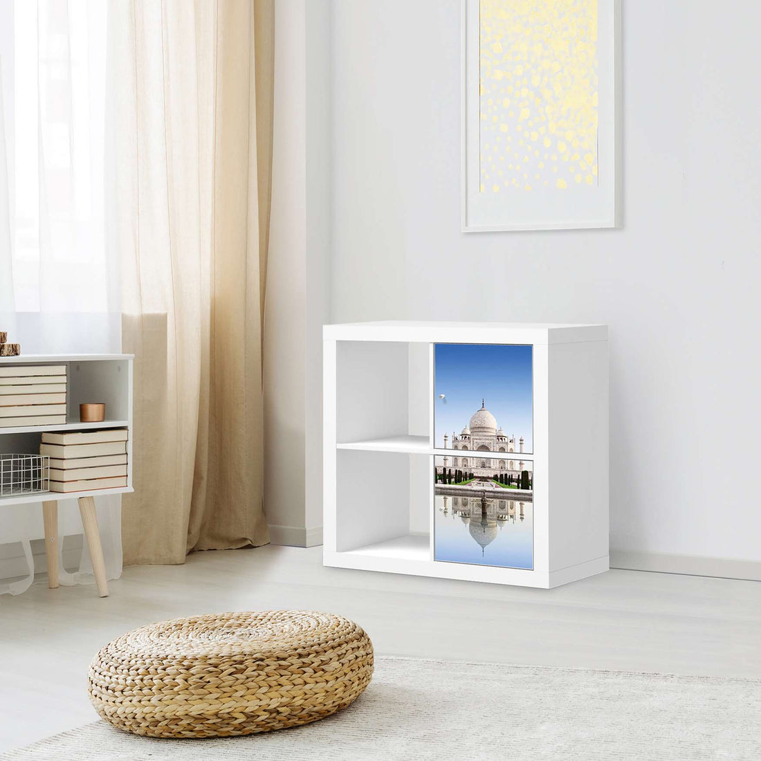 Klebefolie für Möbel Taj Mahal - IKEA Expedit Regal 2 Türen Hoch - Wohnzimmer