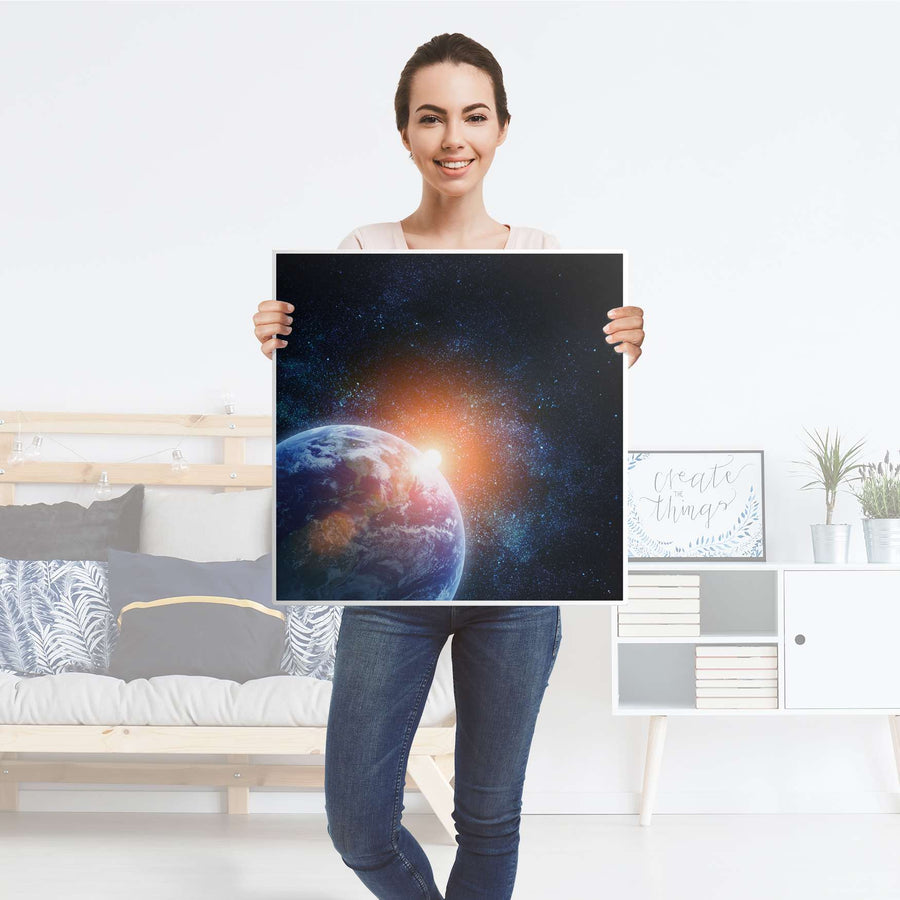 Klebefolie für Möbel Sunrise - IKEA Hemnes Couchtisch 90x90 cm - Folie
