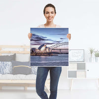 Klebefolie für Möbel Sydney - IKEA Hemnes Couchtisch 90x90 cm - Folie