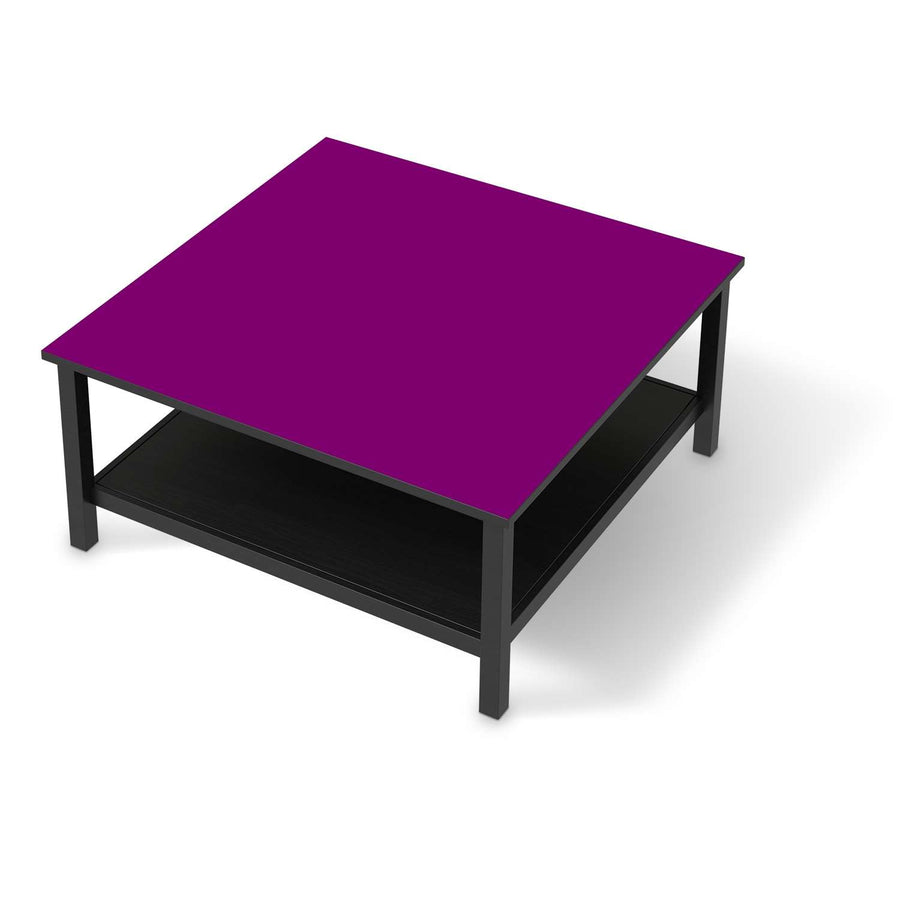 Klebefolie für Möbel Flieder Dark - IKEA Hemnes Couchtisch 90x90 cm - schwarz