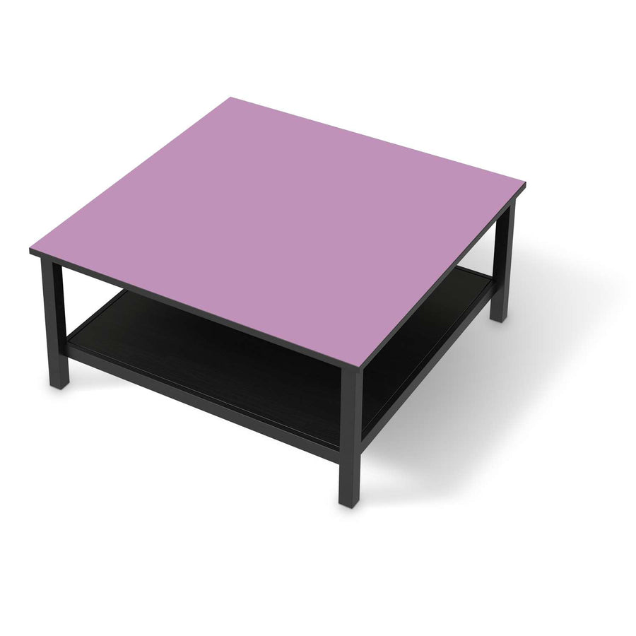 Klebefolie für Möbel Flieder Light - IKEA Hemnes Couchtisch 90x90 cm - schwarz