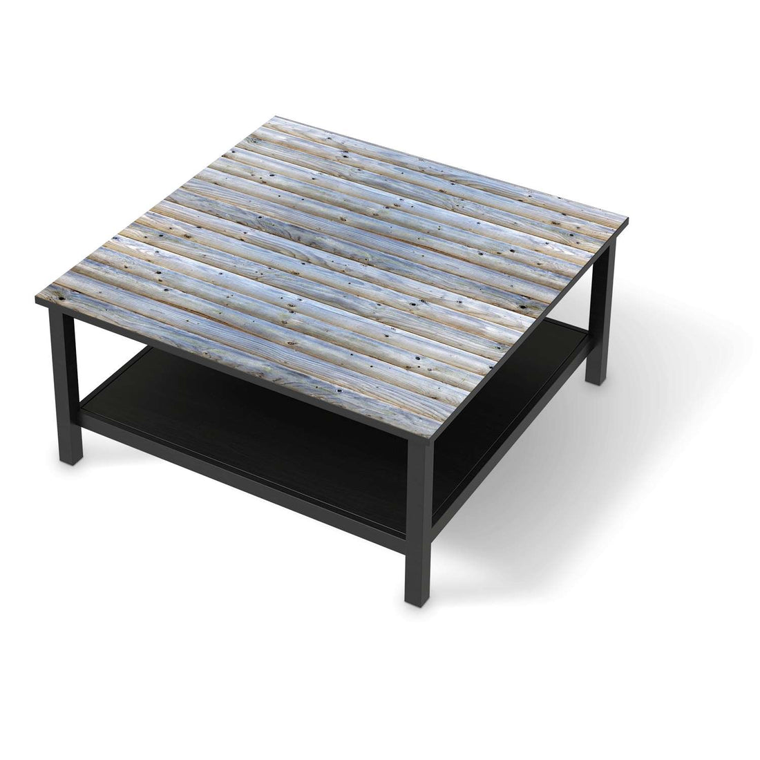 Klebefolie für Möbel Greyhound - IKEA Hemnes Couchtisch 90x90 cm - schwarz