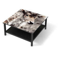Klebefolie für Möbel Hirsch - IKEA Hemnes Couchtisch 90x90 cm - schwarz