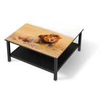 Klebefolie für Möbel Lion King - IKEA Hemnes Couchtisch 90x90 cm - schwarz