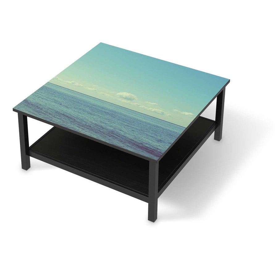 Klebefolie für Möbel Mehr Meer - IKEA Hemnes Couchtisch 90x90 cm - schwarz