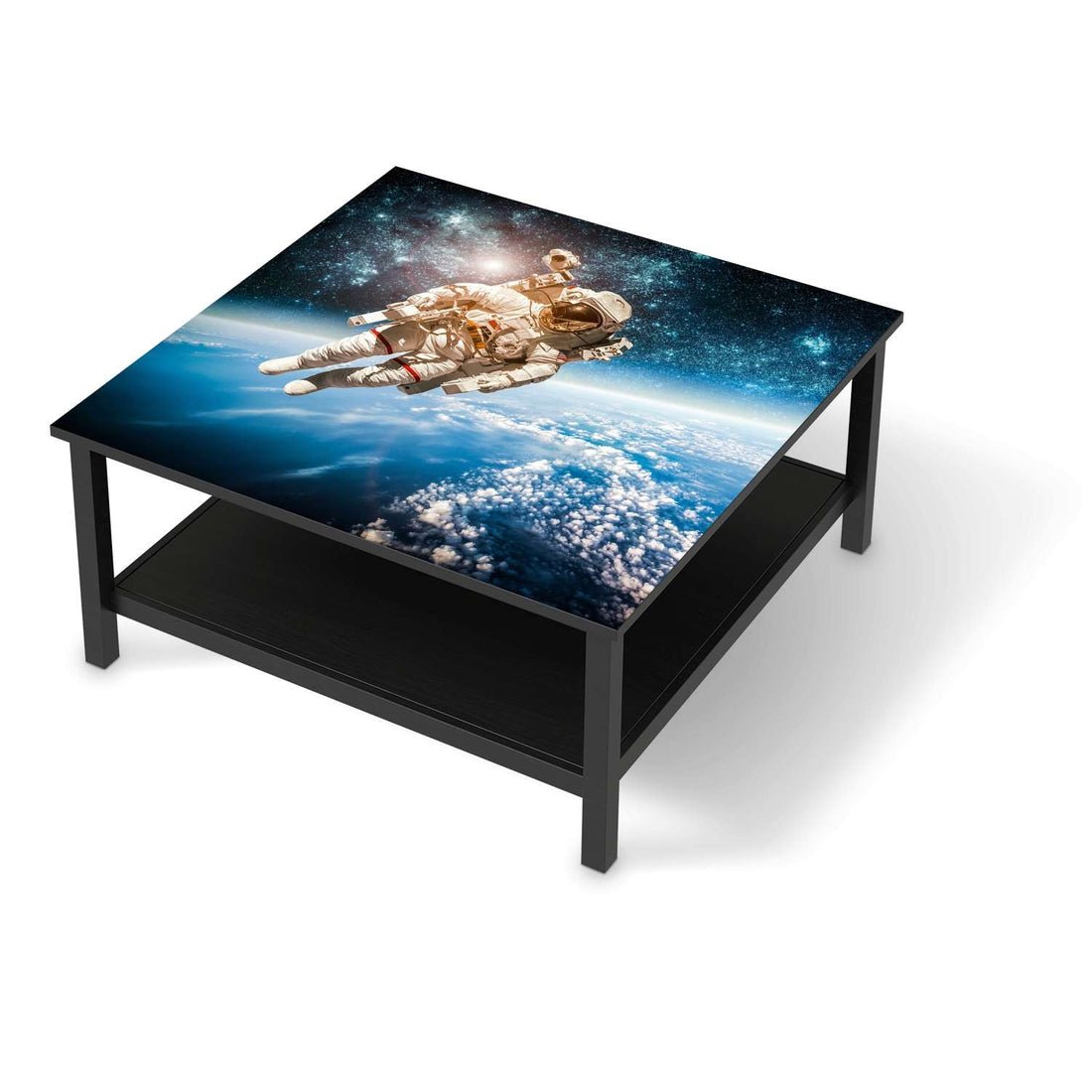 Klebefolie für Möbel Outer Space - IKEA Hemnes Couchtisch 90x90 cm - schwarz