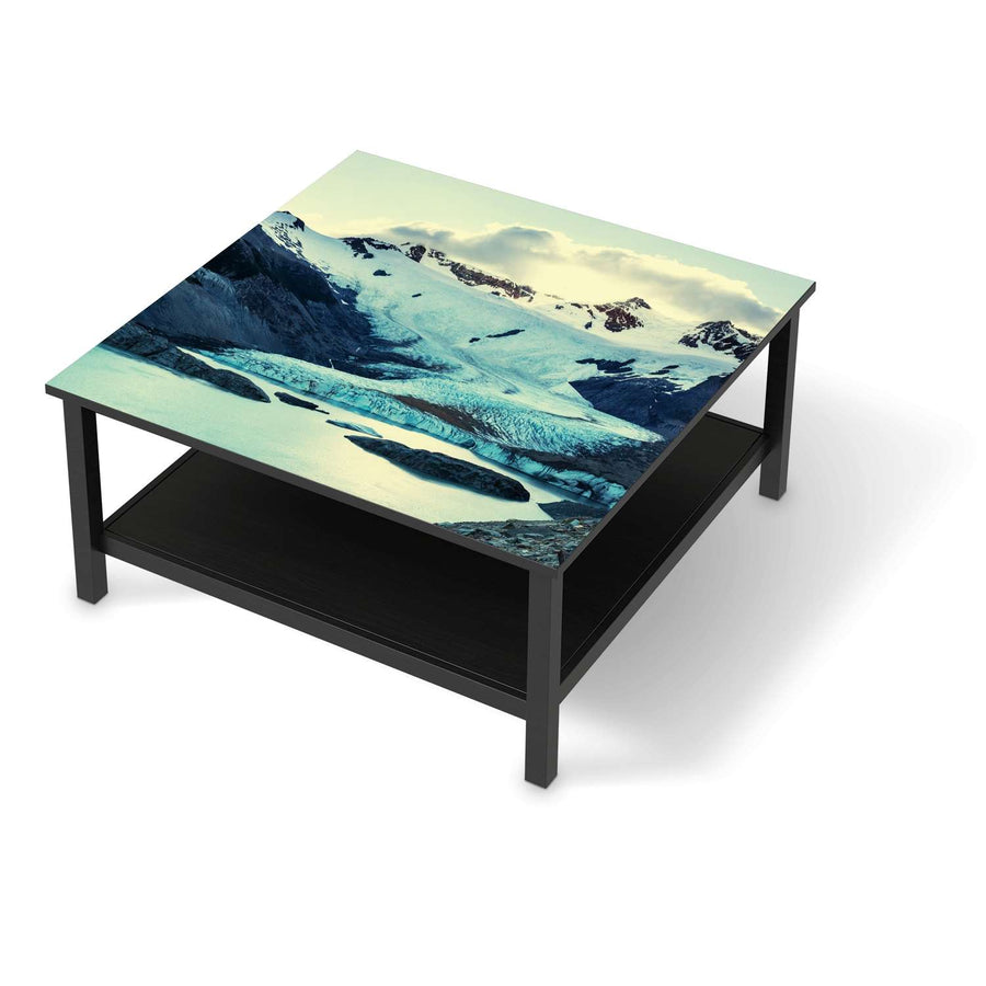 Klebefolie für Möbel Patagonia - IKEA Hemnes Couchtisch 90x90 cm - schwarz