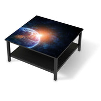 Klebefolie für Möbel Sunrise - IKEA Hemnes Couchtisch 90x90 cm - schwarz
