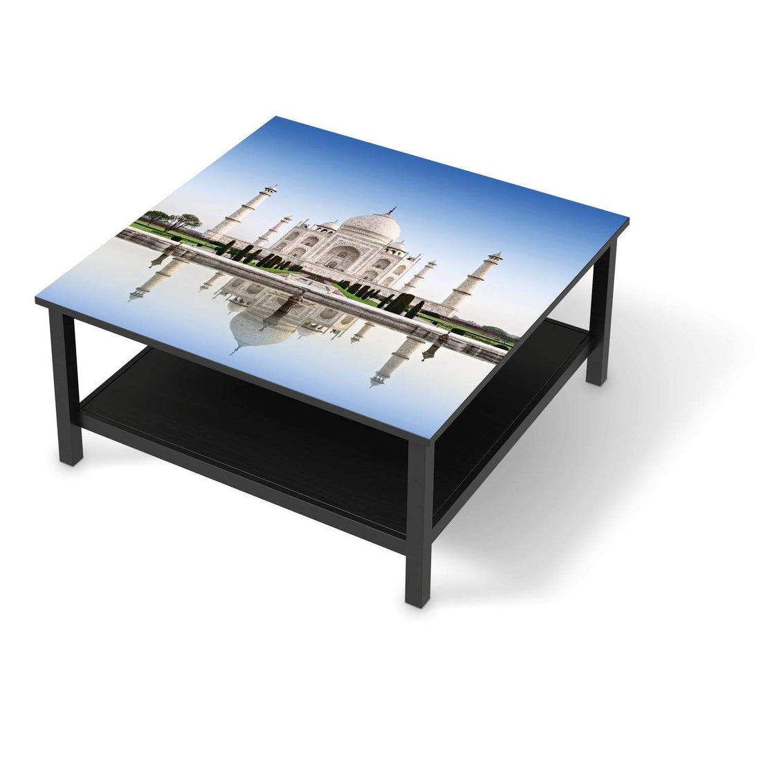 Klebefolie für Möbel Taj Mahal - IKEA Hemnes Couchtisch 90x90 cm - schwarz