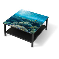 Klebefolie für Möbel Underwater World - IKEA Hemnes Couchtisch 90x90 cm - schwarz